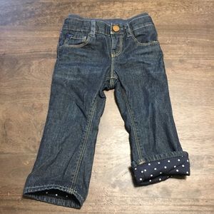 BabyGap 18-24M jersey-lined jeans